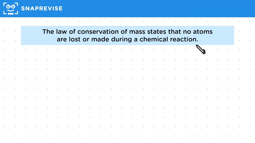 Conservation of Mass