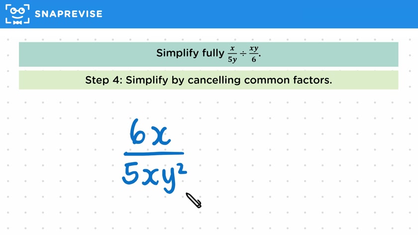 Dividing Algebraic Fractions