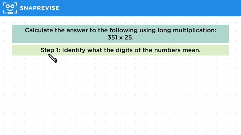 Long Multiplication - Column Method