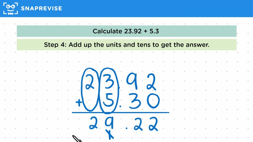 Adding & Subtracting Decimals