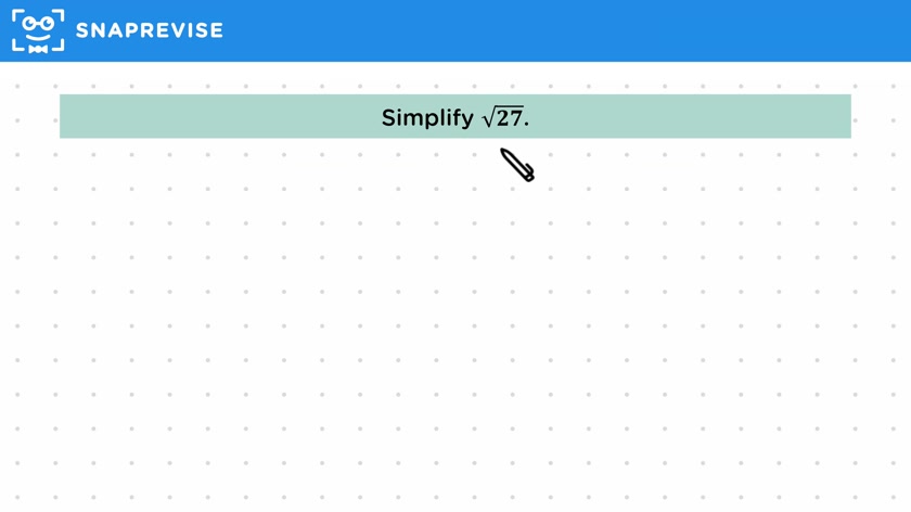 Simplifying Surds