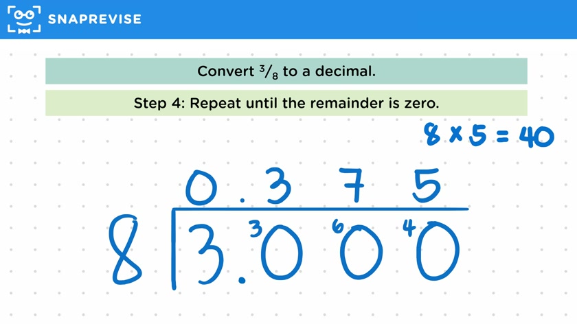 Converting to a Decimal