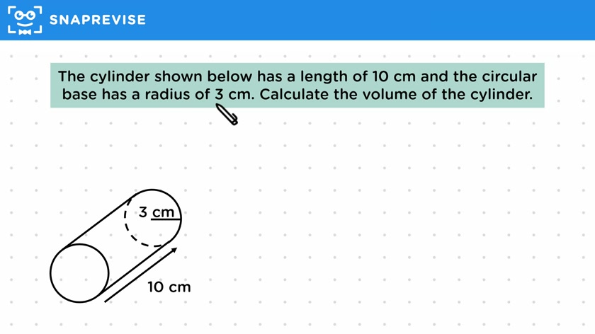 Volume of a Cylinder
