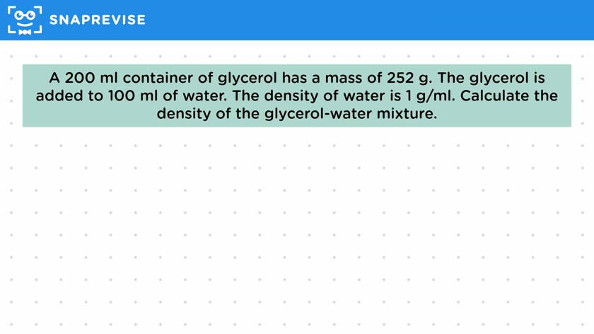 Density Calculations