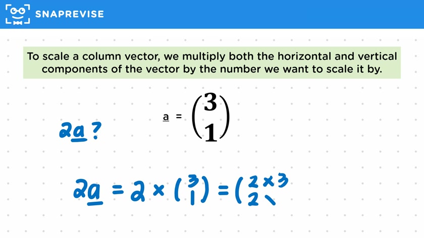 Scaling Vectors