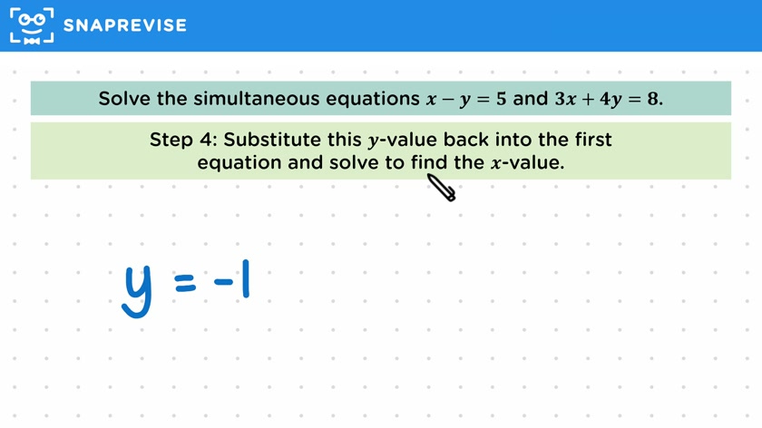 Solving by Substitution