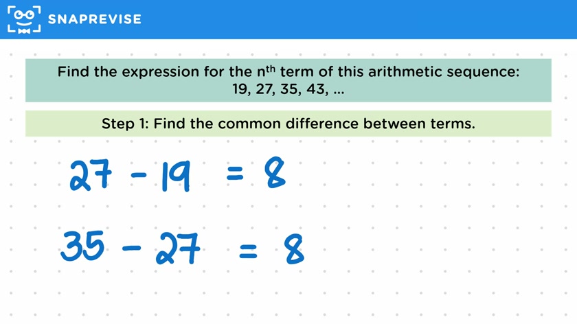 nth Term of an Arithmetic Sequence