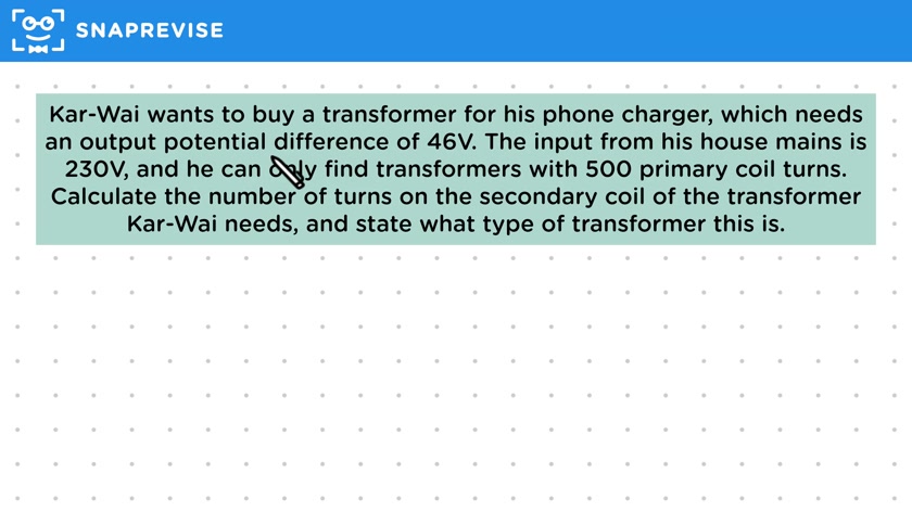The Transformer Equation