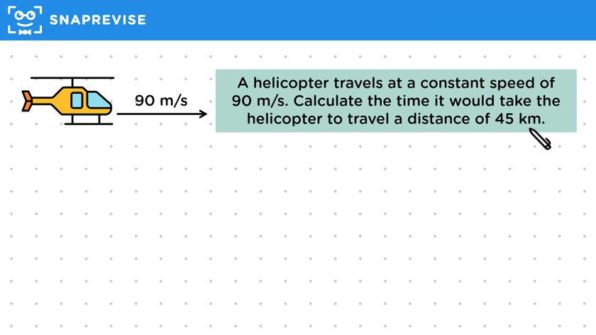 Calculating Speed