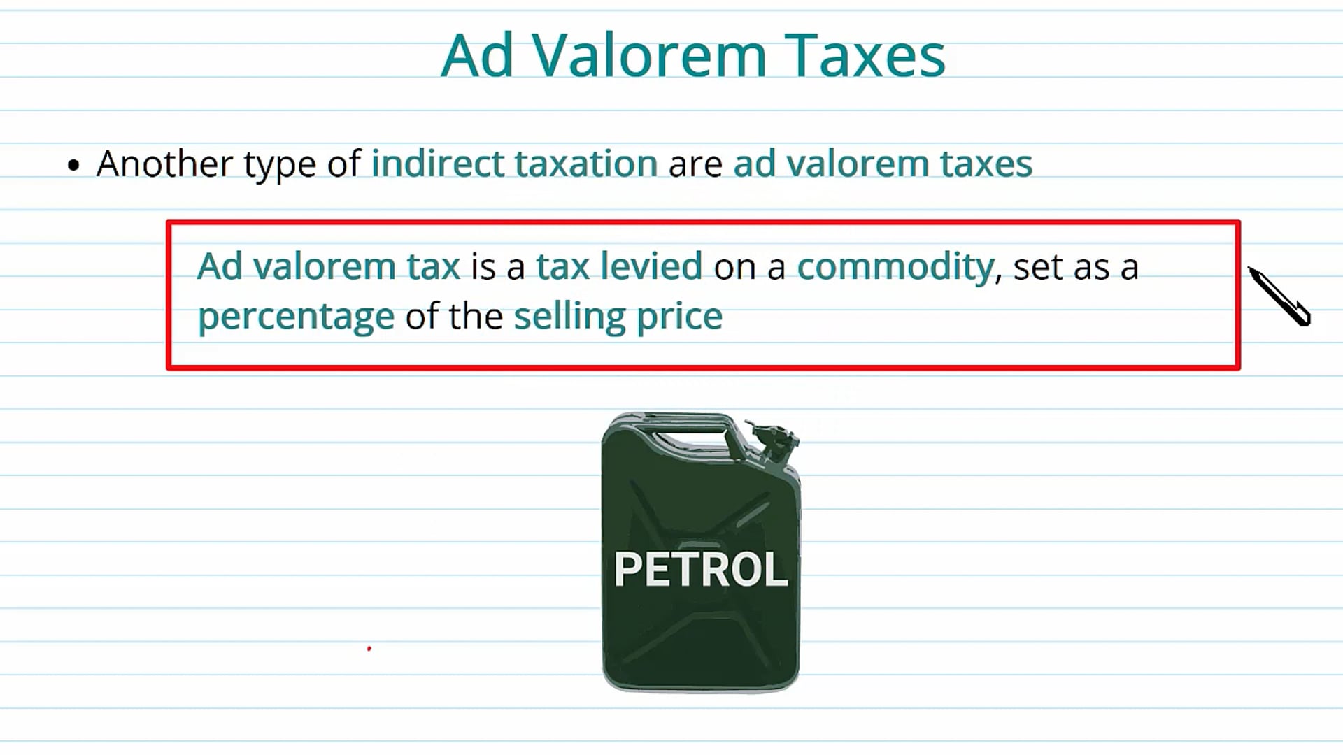 Ad Valorem Taxes