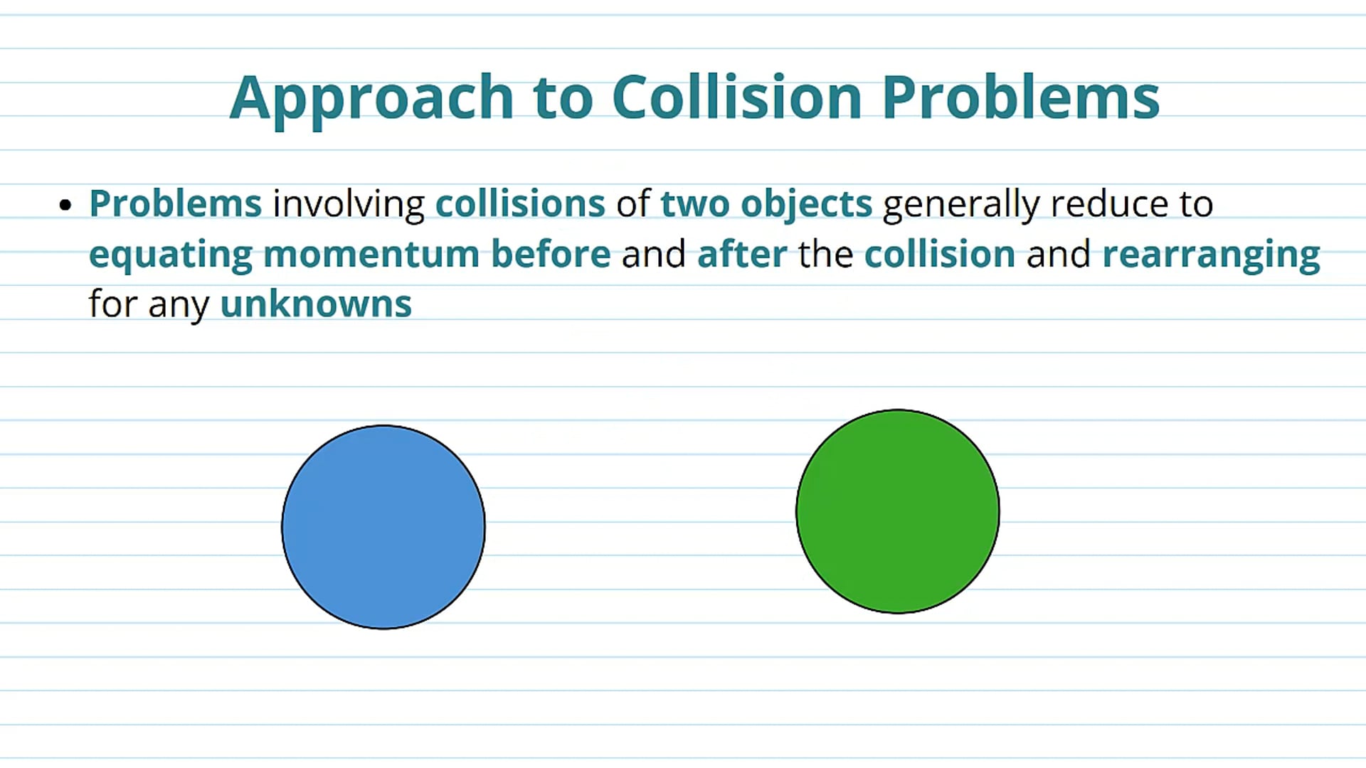Approach to Collision Problems