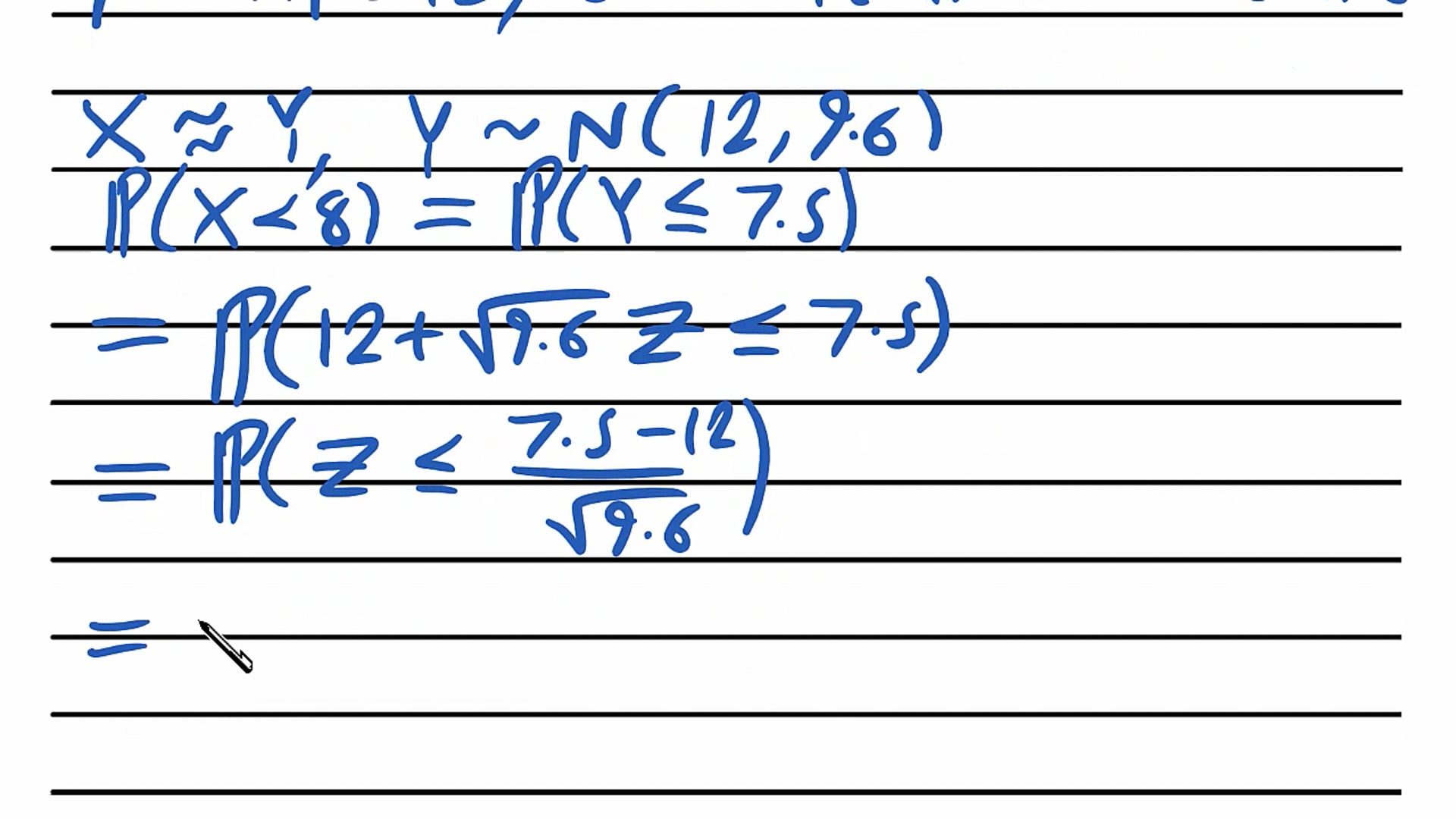Approximating the Binomial Distribution with the Normal Distribution Exam Question