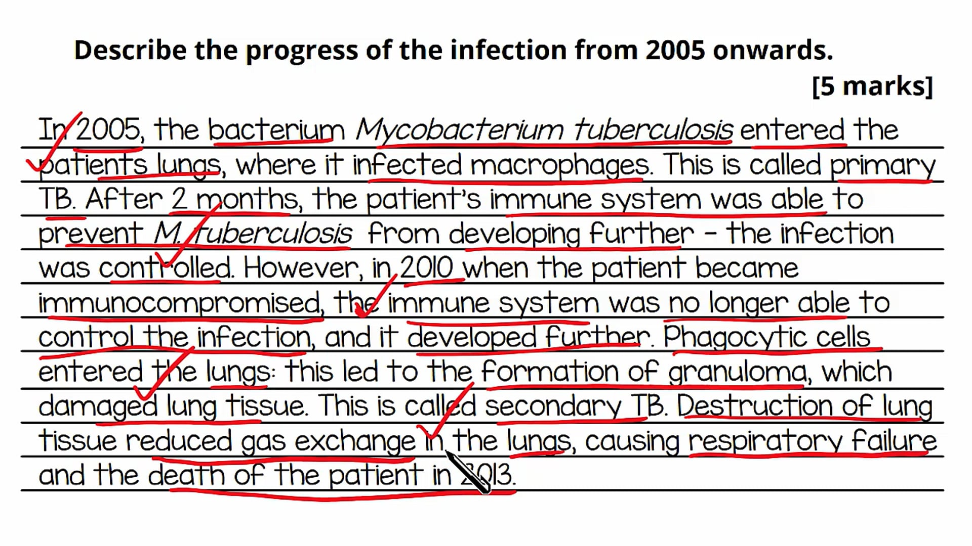 Bacteria and Protozoan Pathogens Exam Question