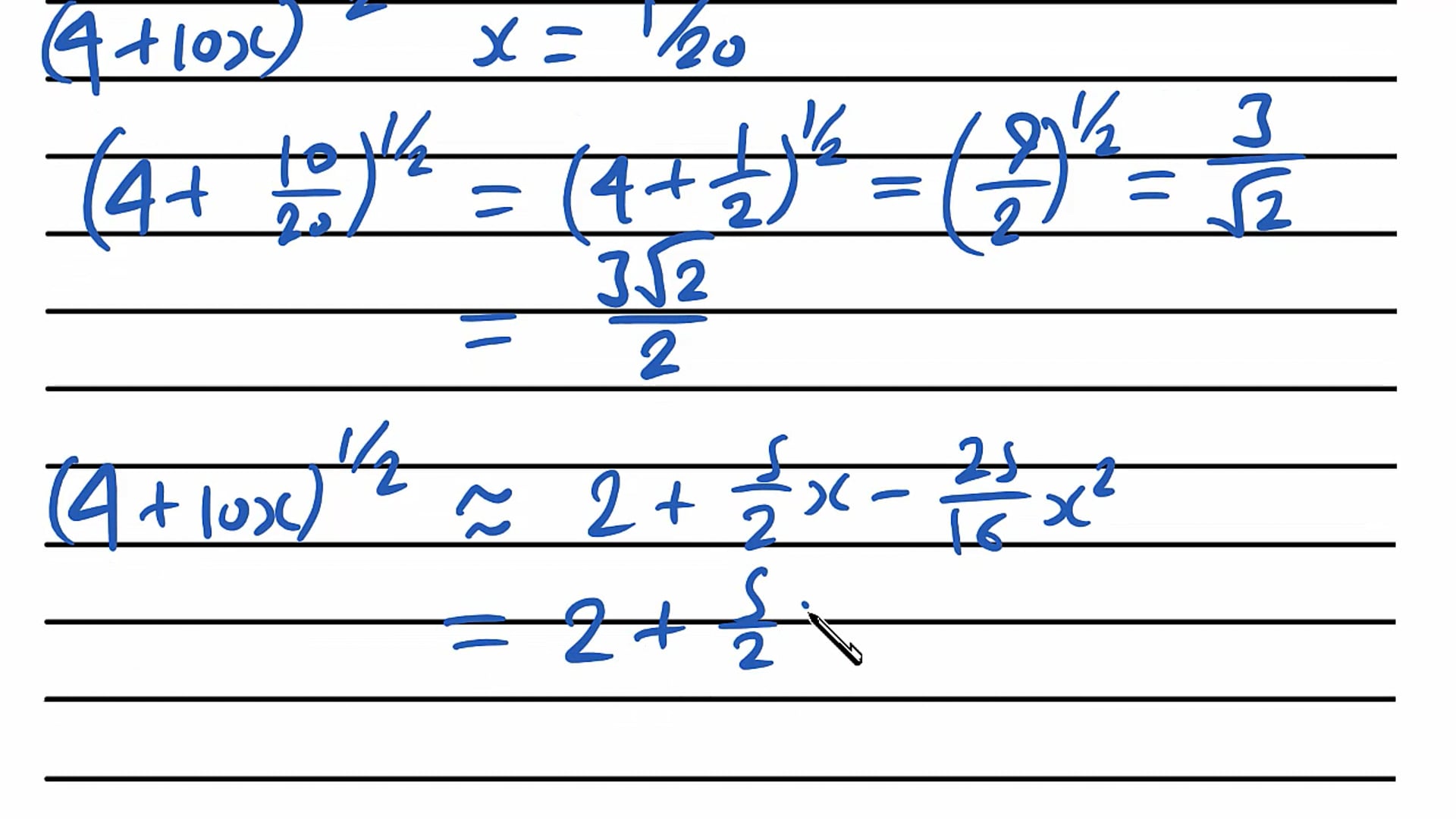 Binomial Expansion Exam Question