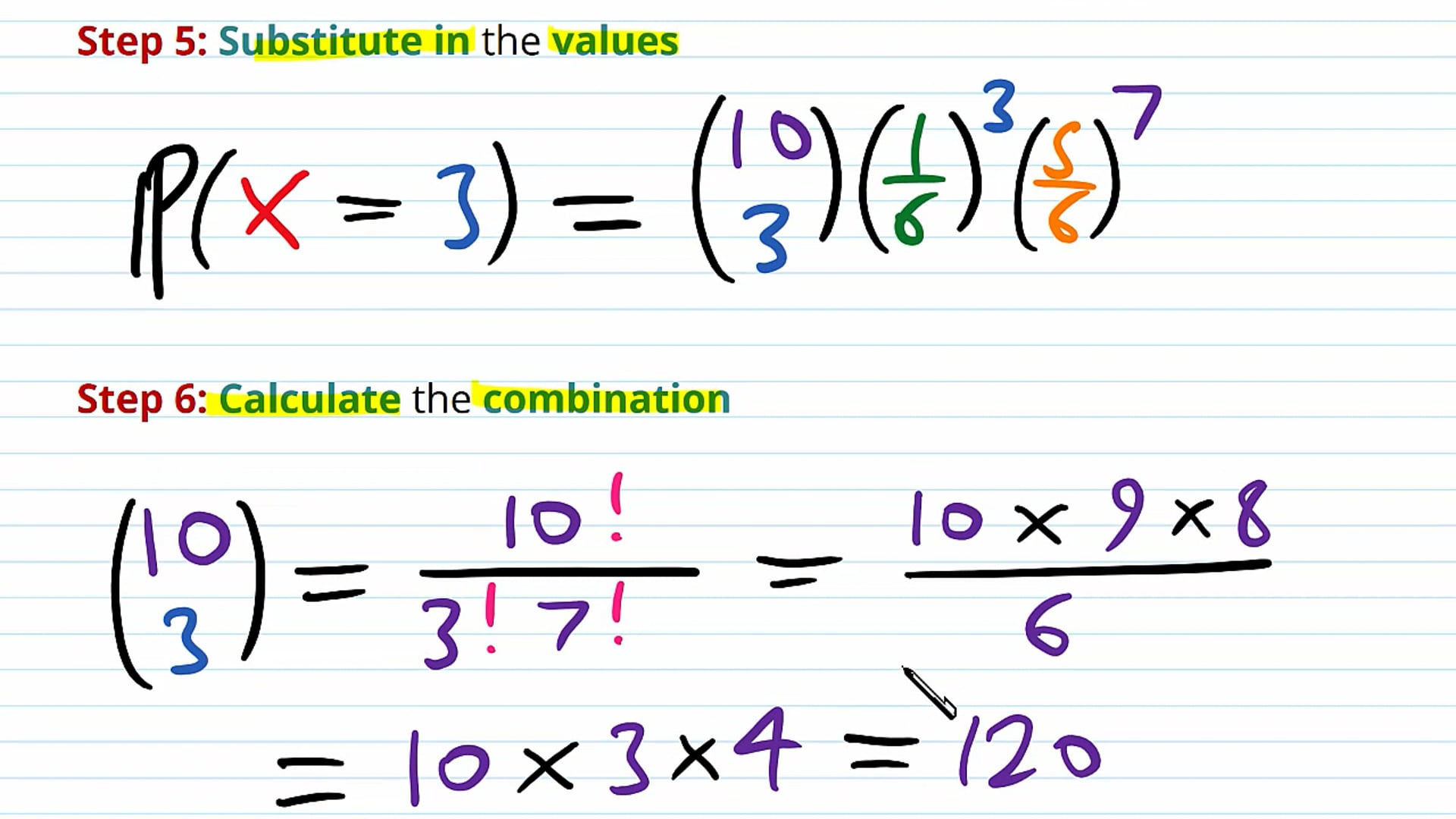 Binomial Probabilities Examples