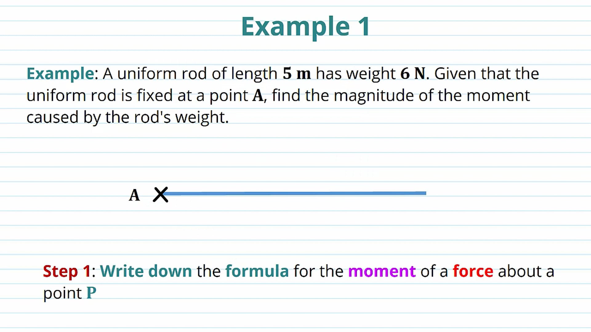 Centre of Mass for Uniform Rod and Lamina Examples