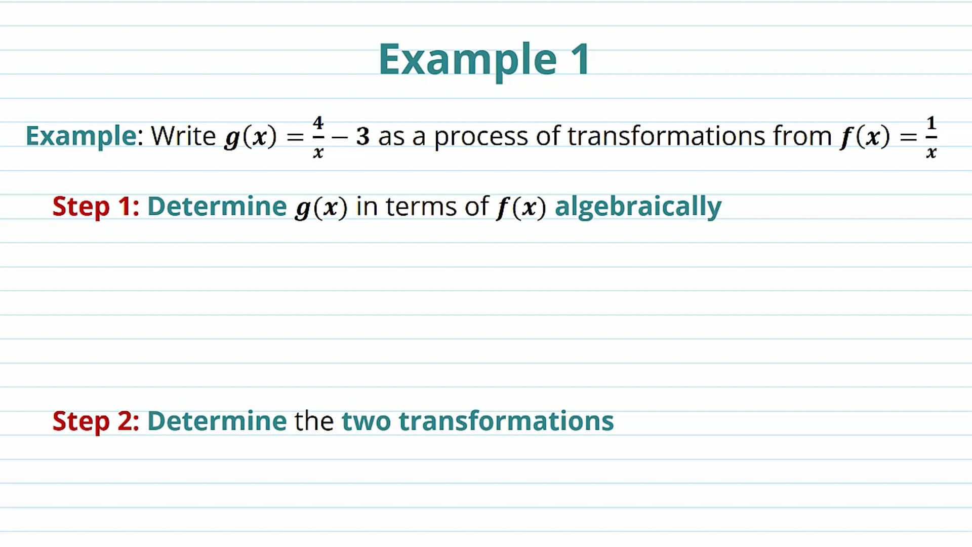 Combinations of Graph Transformations Examples
