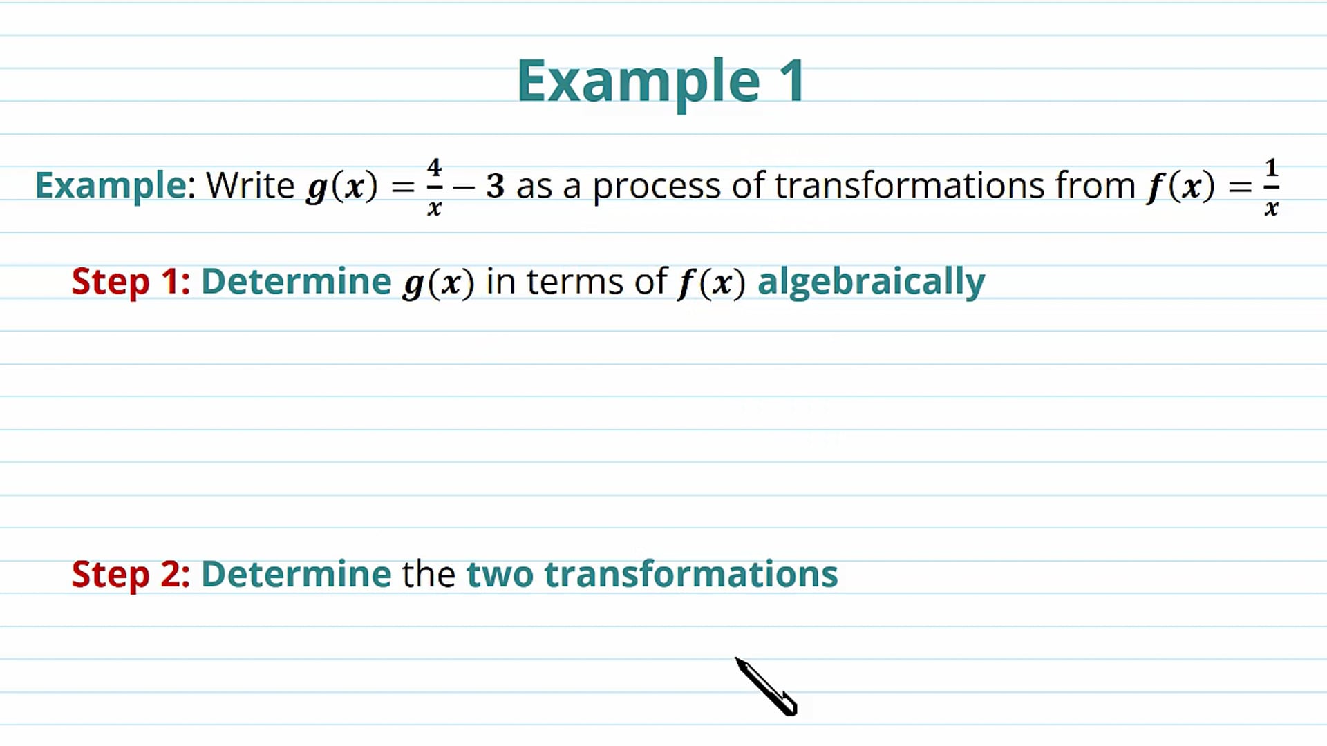 Combinations of Graph Transformations Examples