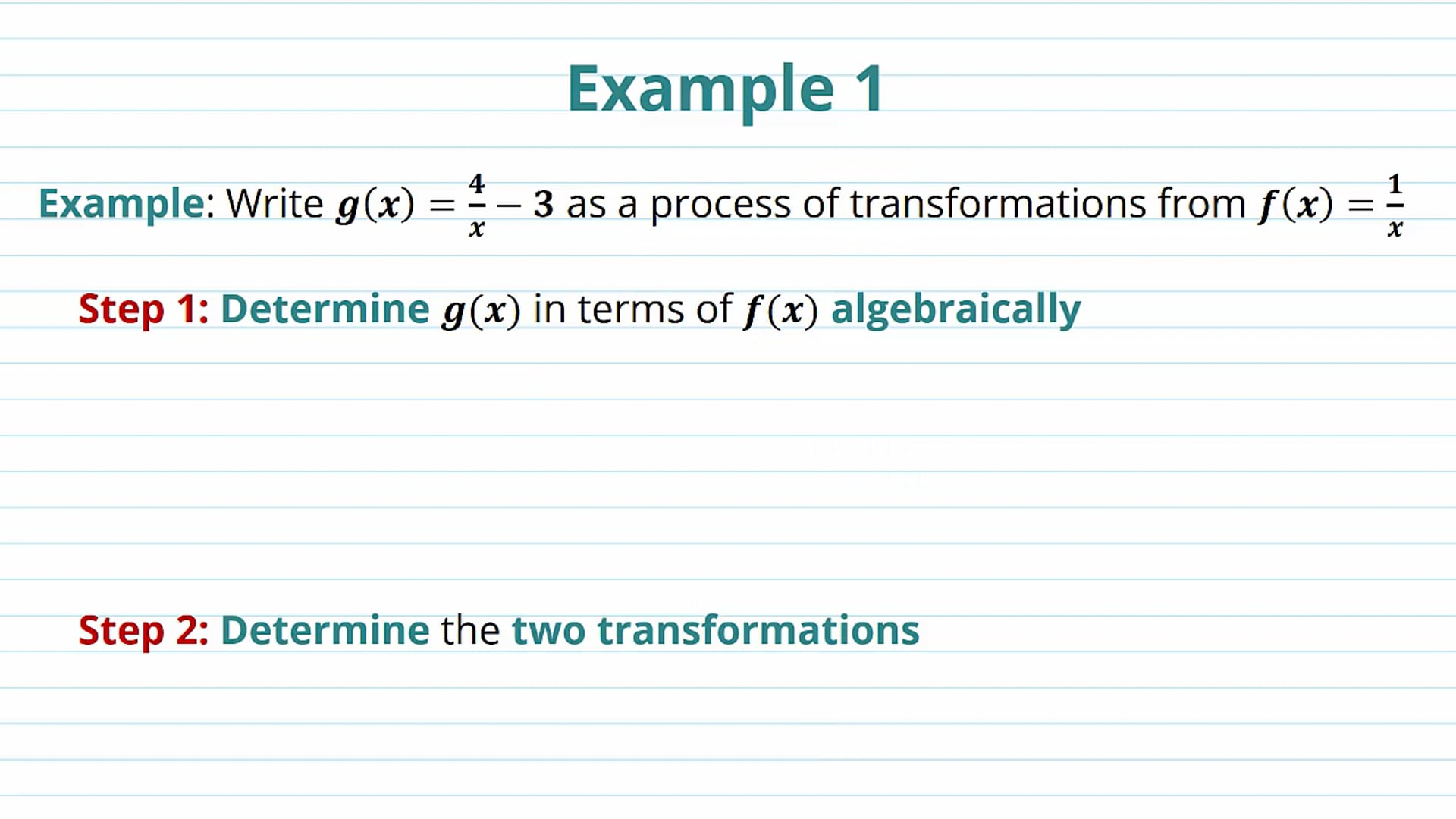Combinations of Graph Transformations Examples