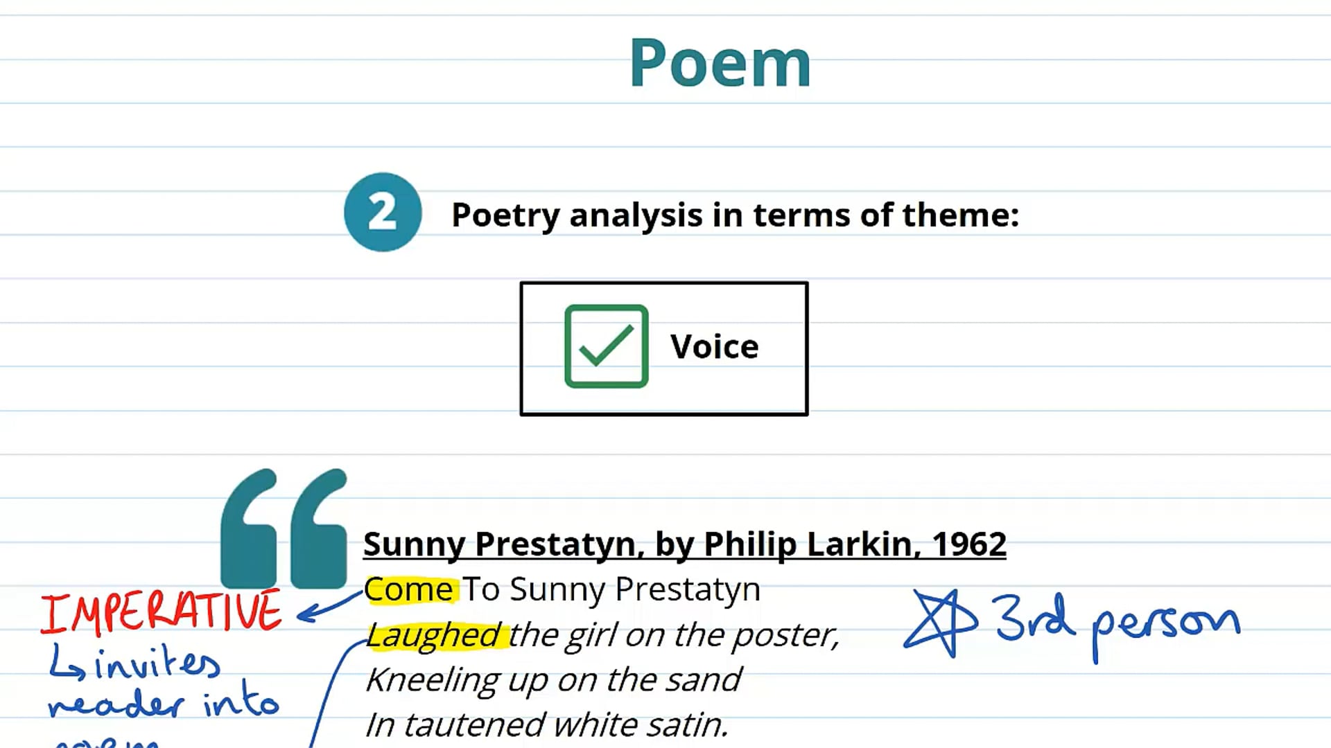 Comparing Poetry & Drama (Part 2)