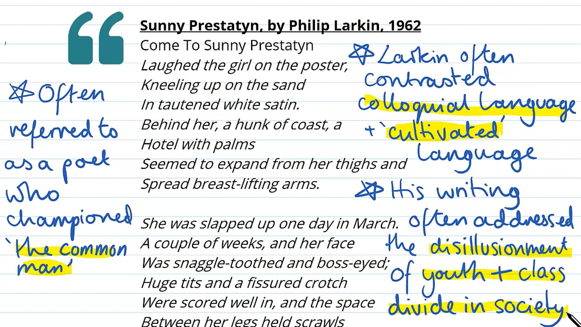 Comparing Poetry & Drama (Part 2)