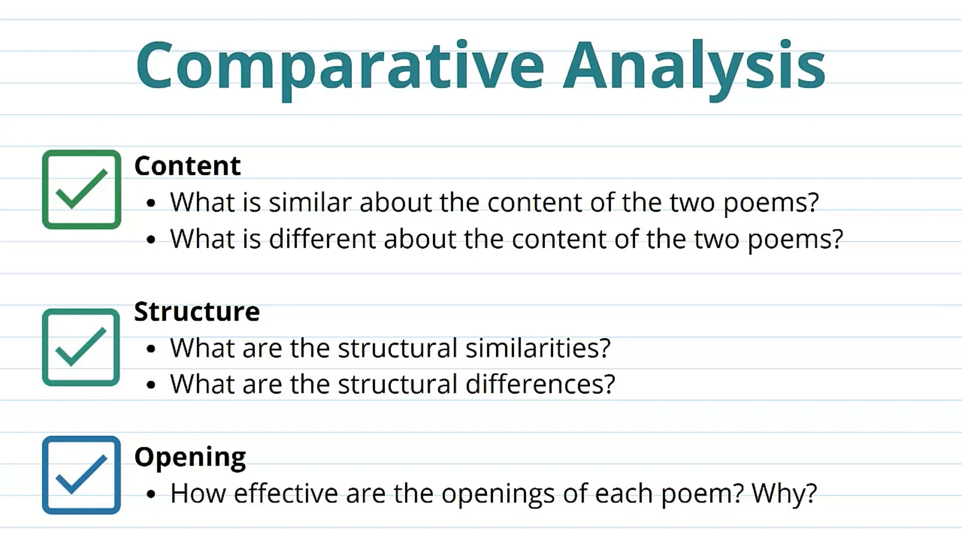 Comparing Poetry (Part 3)