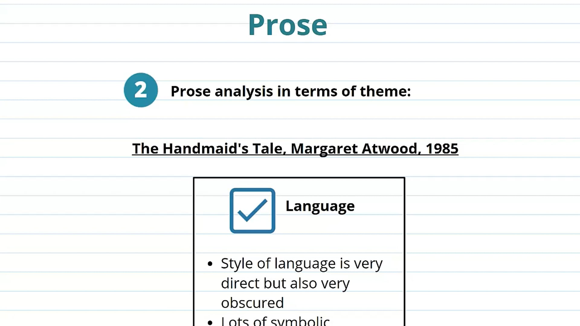 Comparing Prose & Drama (Part 2)