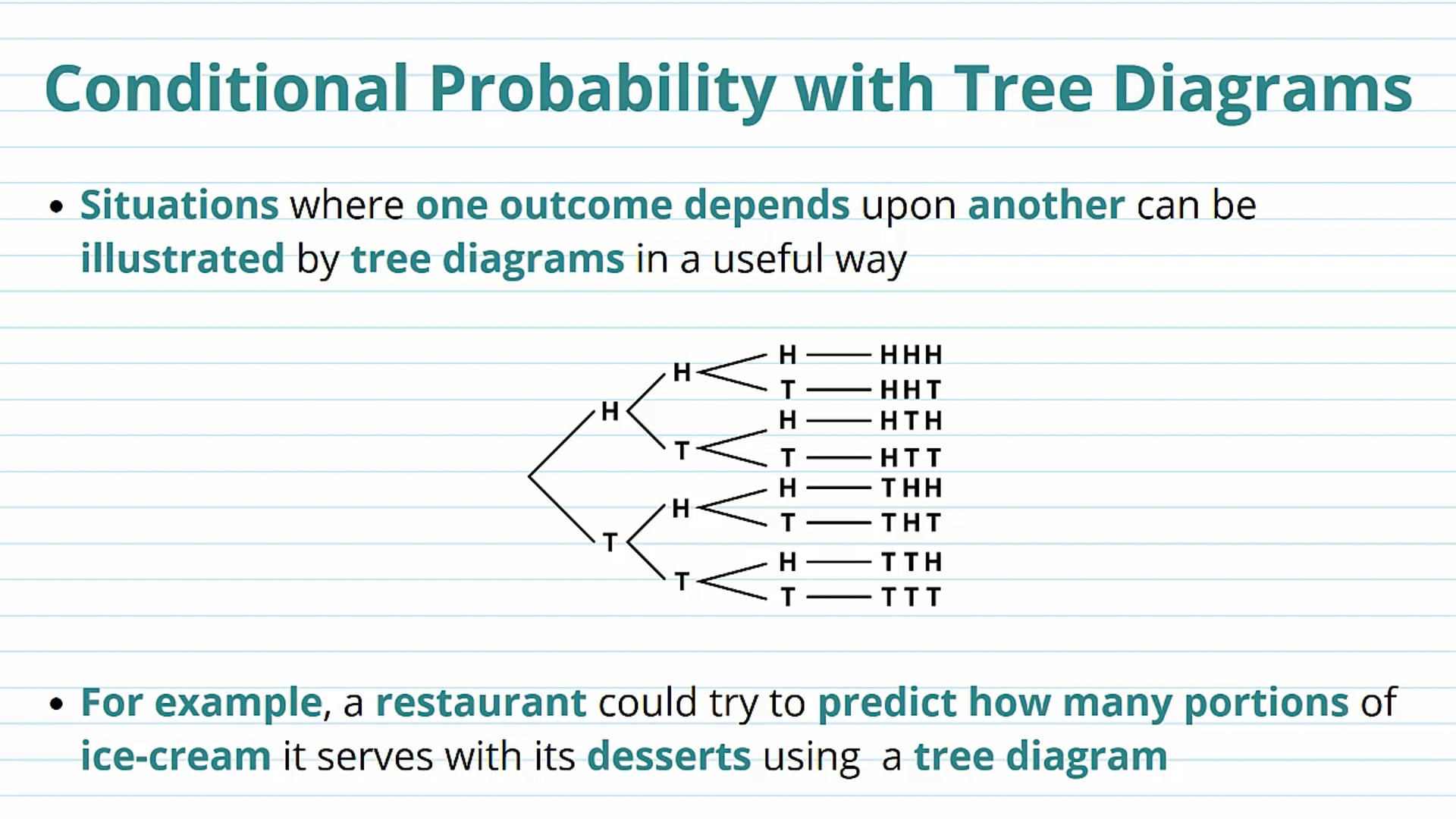 Conditional Probability with Tree Diagrams