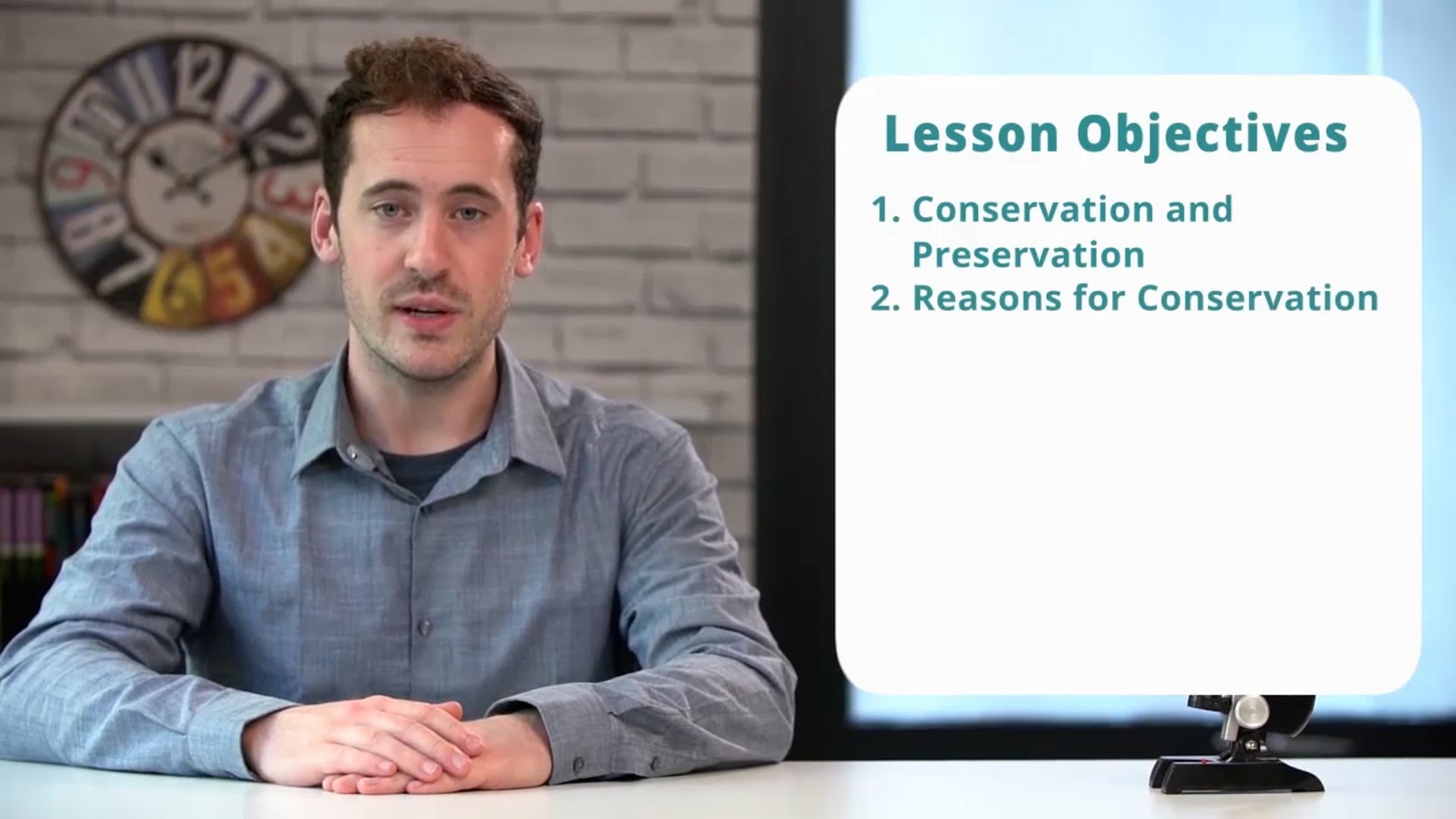 Conservation and Preservation