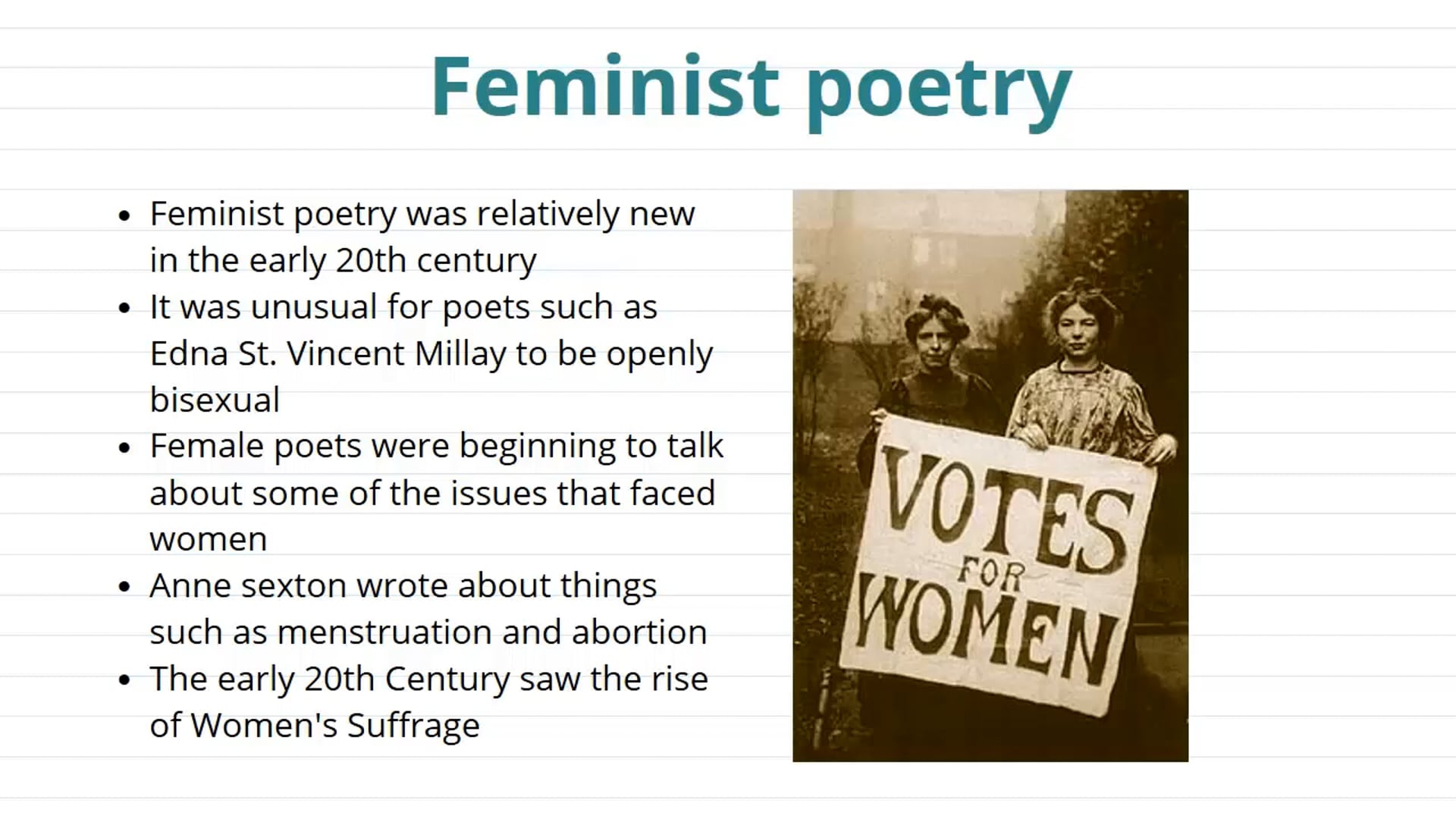 Contexts of Poetry Post 1900 (Part 2)