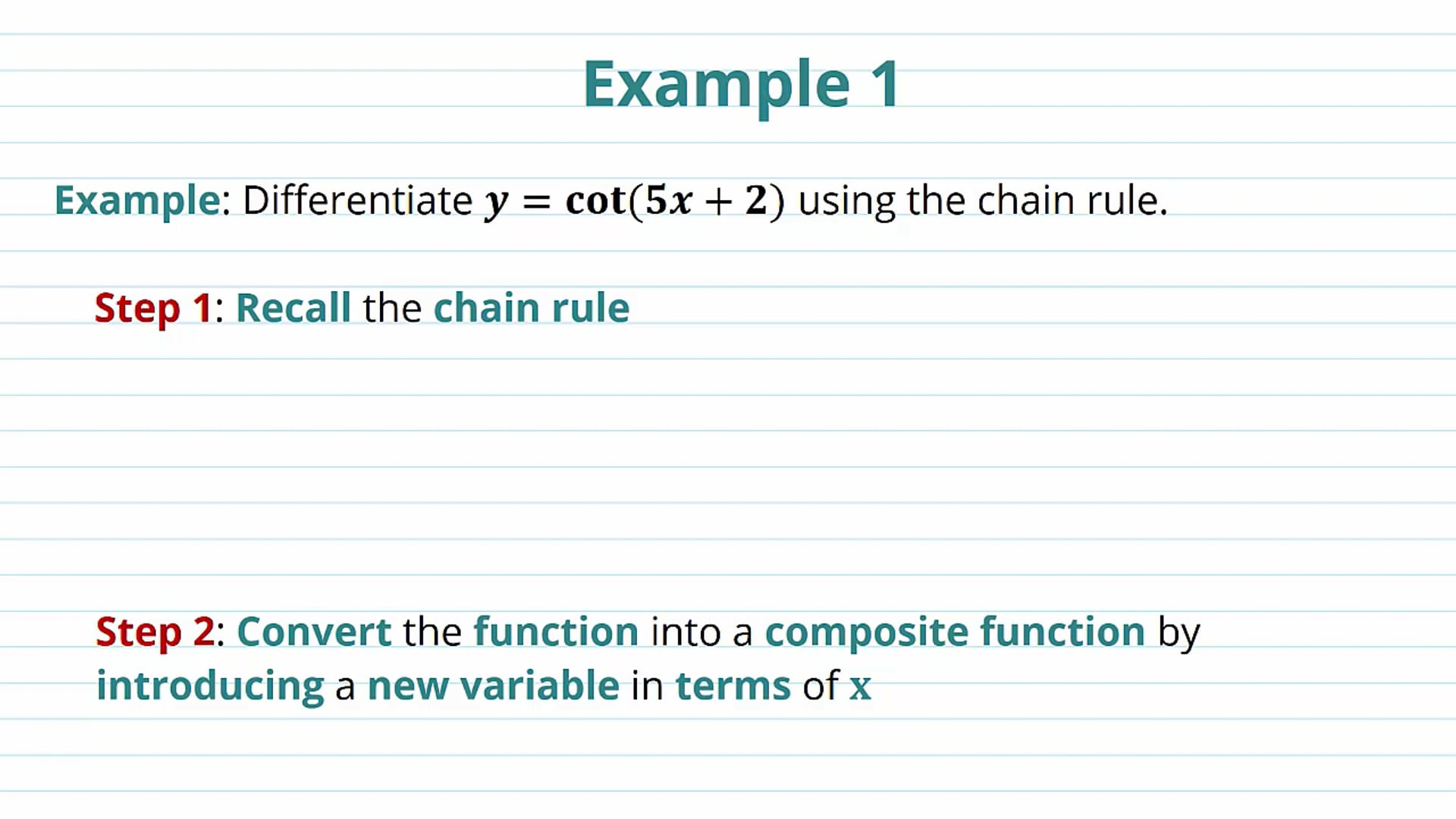 Differentiating Trigonometric Functions Examples