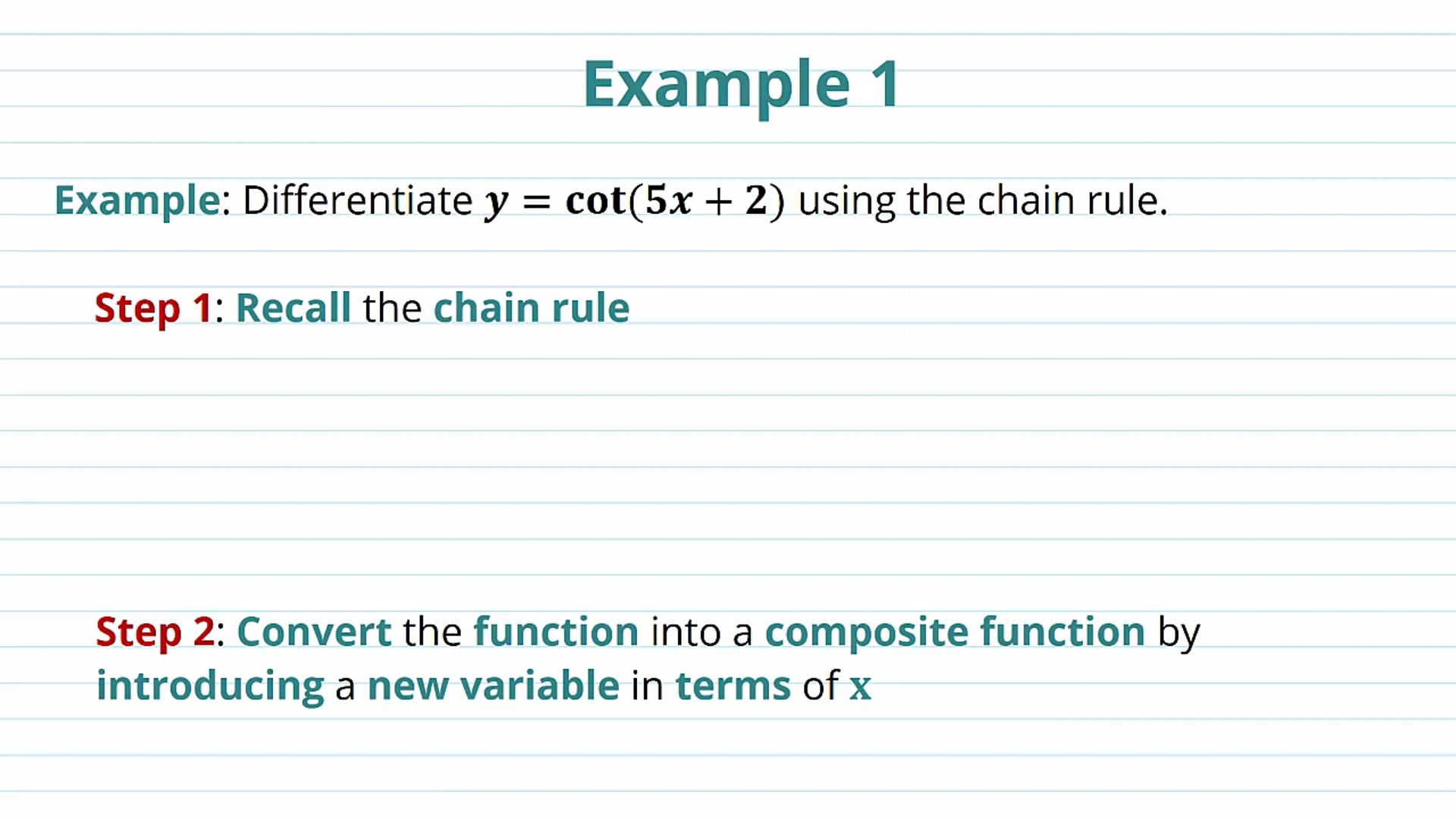 Differentiating Trigonometric Functions Examples
