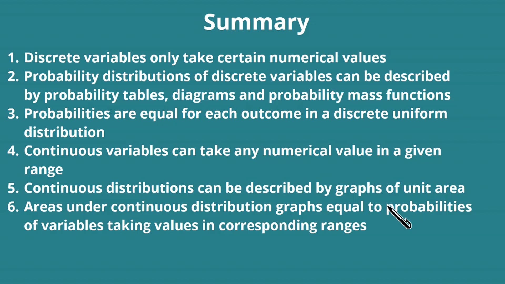 Discrete and Continuous Distributions Examples