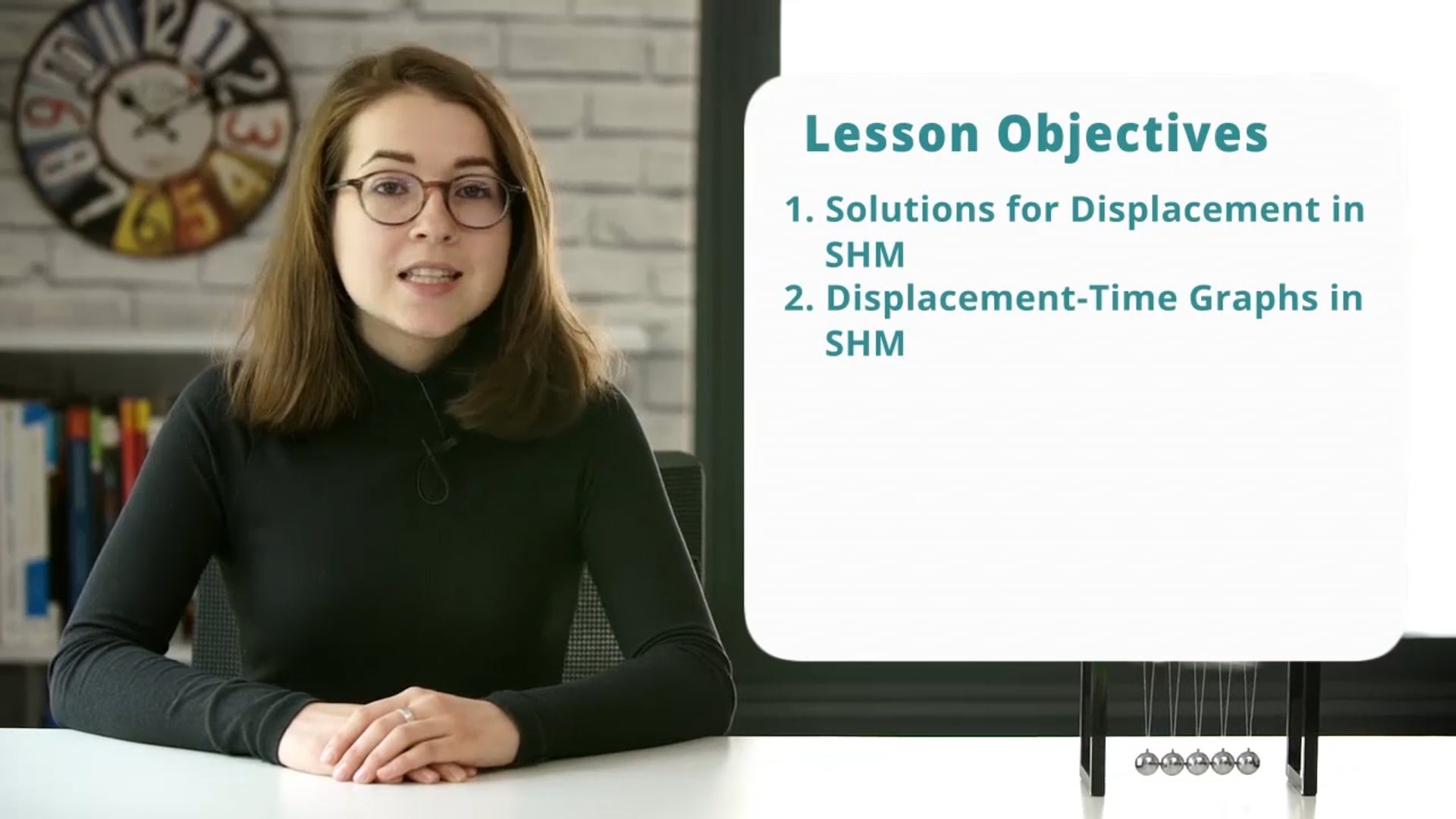 Displacement Solutions in Simple Harmonic Motion