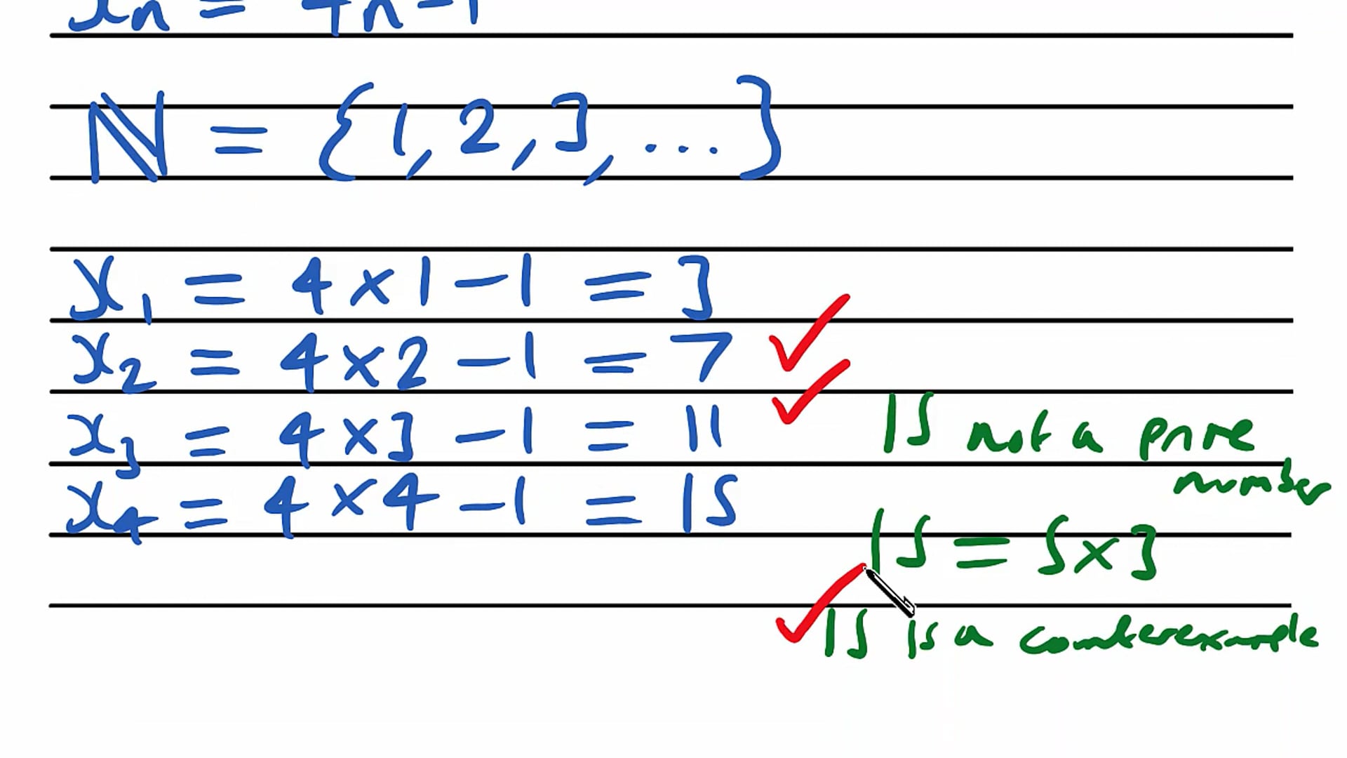 Disproof by Counter Example Exam Question