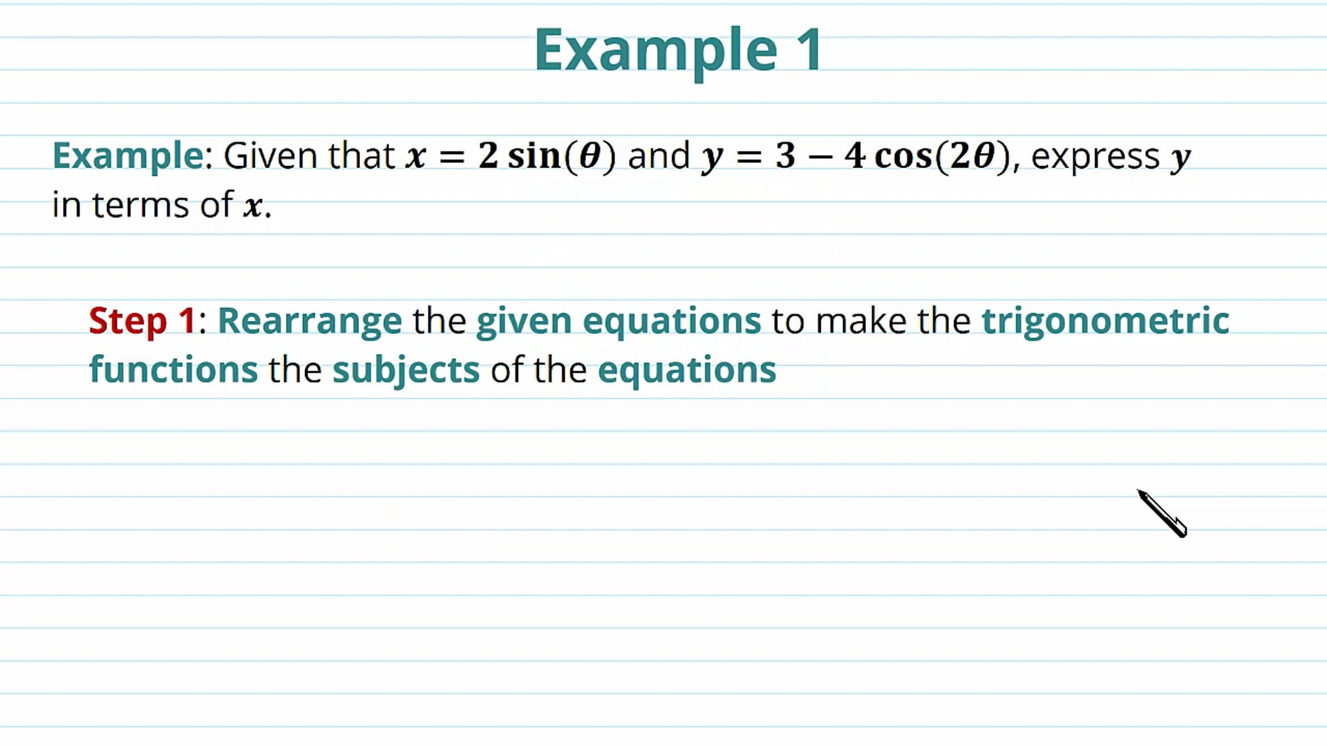 Double Angle Formulae Examples