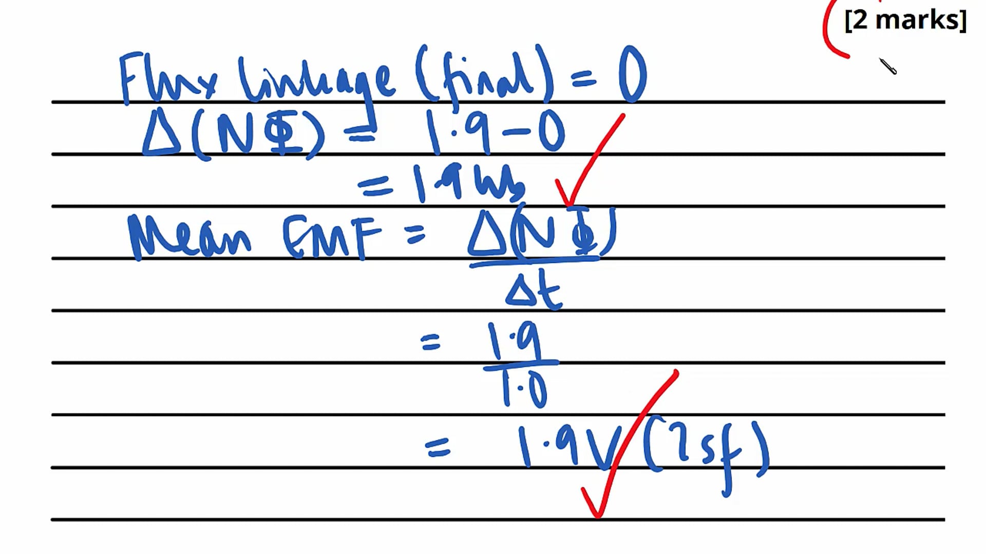 Electromagnetic Induction Exam Question