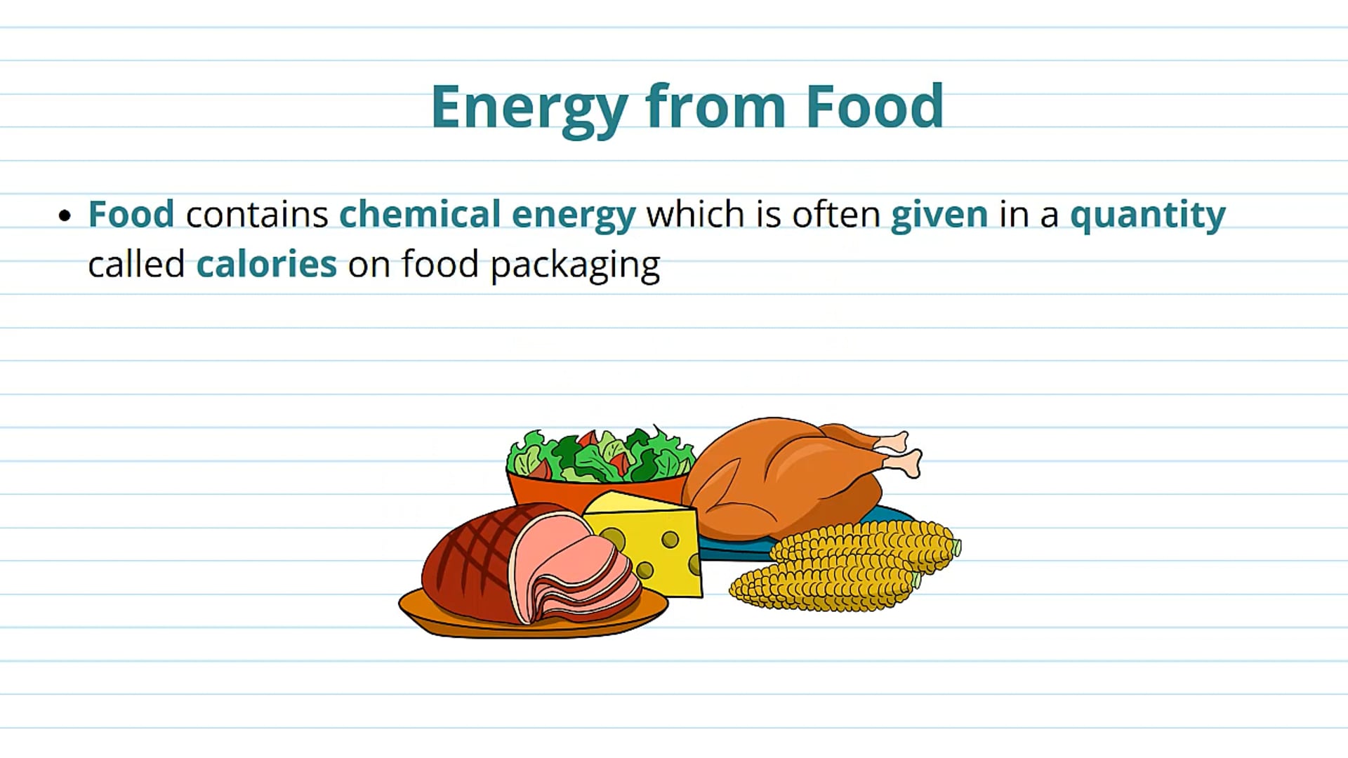 Energy from Food