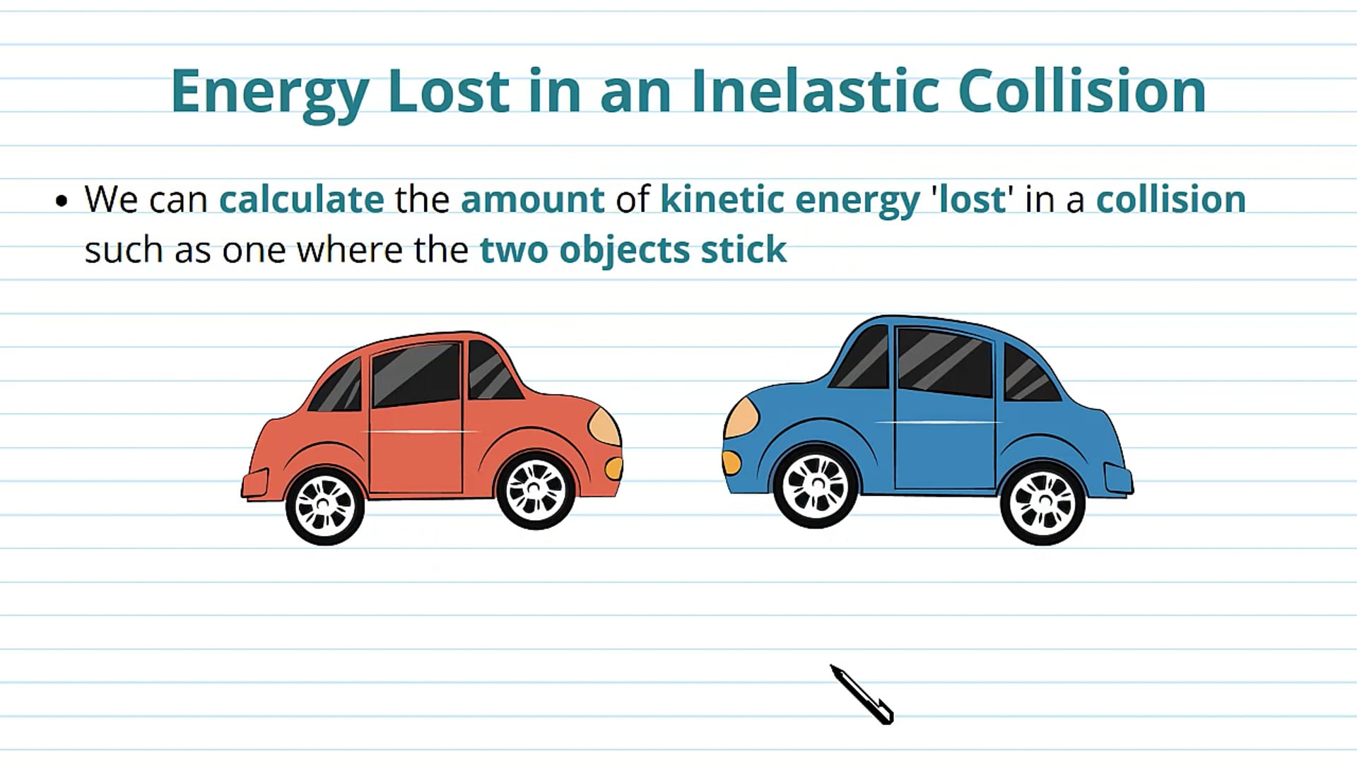 Energy Lost in an Inelastic Collision