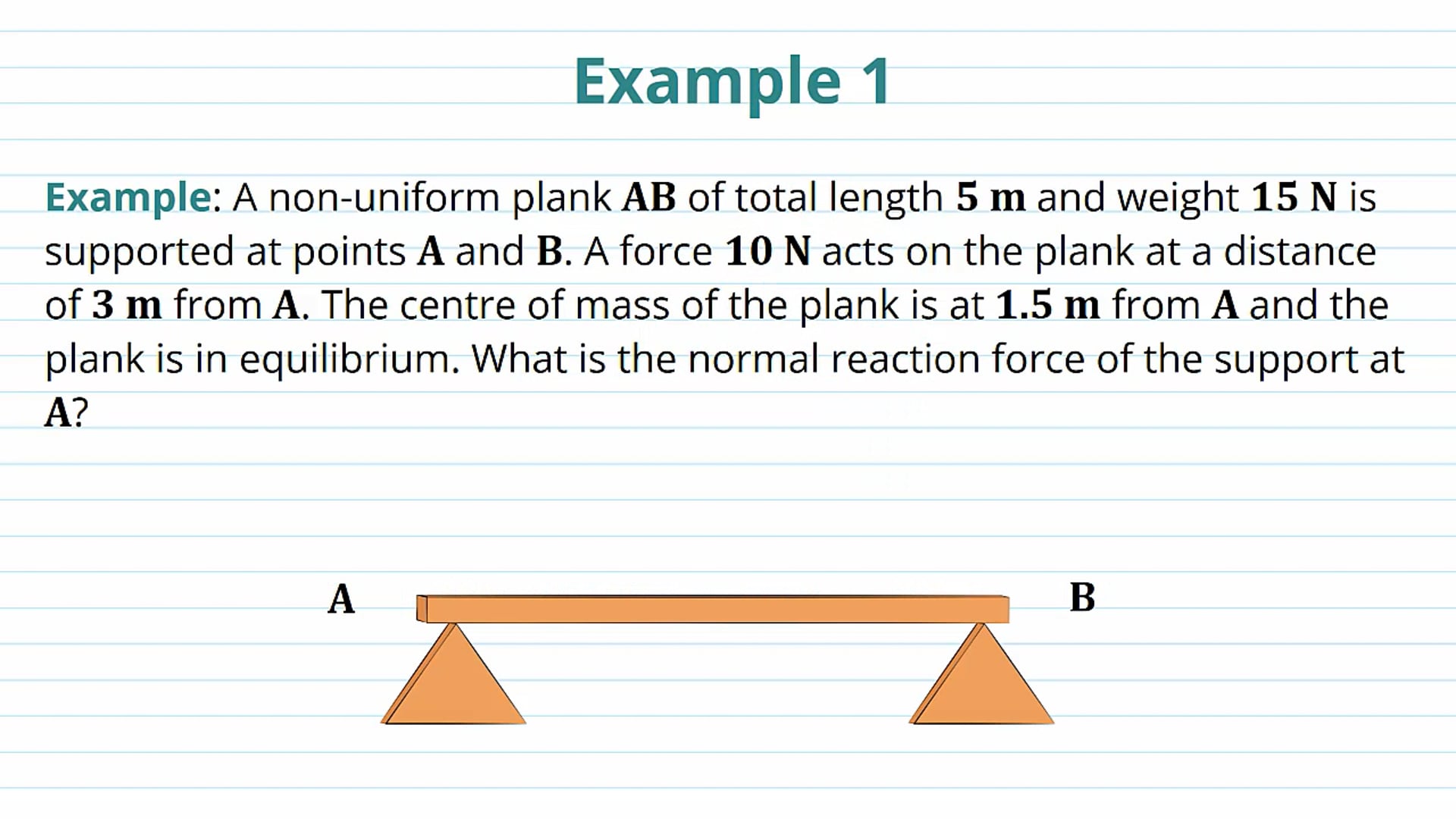 Equilibrium Examples