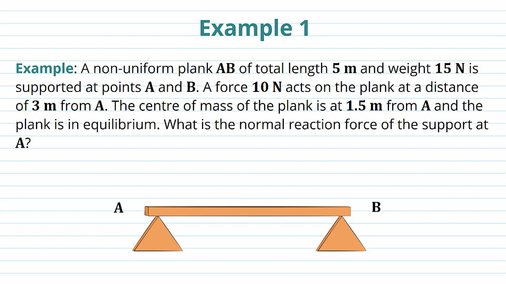 Equilibrium Examples