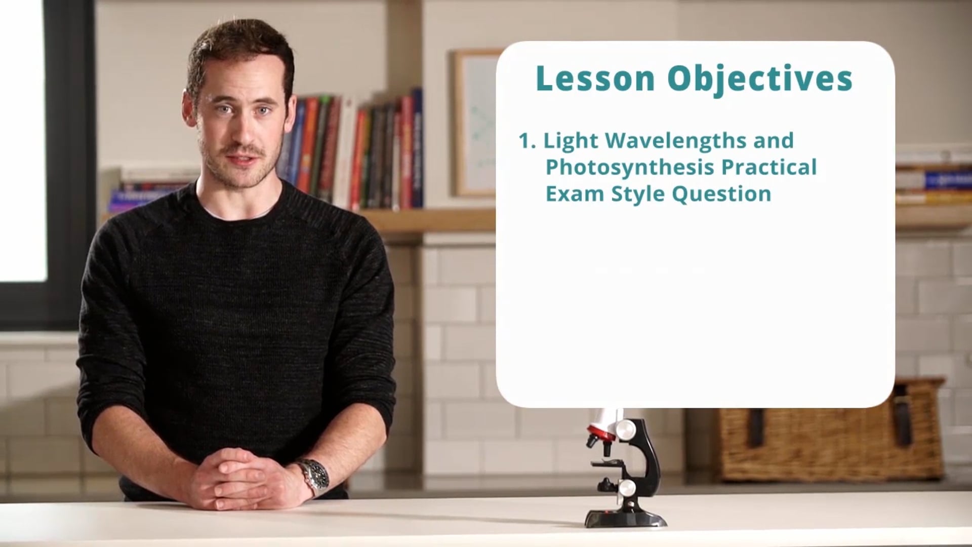 Factors Affecting the Rate of Photosynthesis Exam Style Question 1
