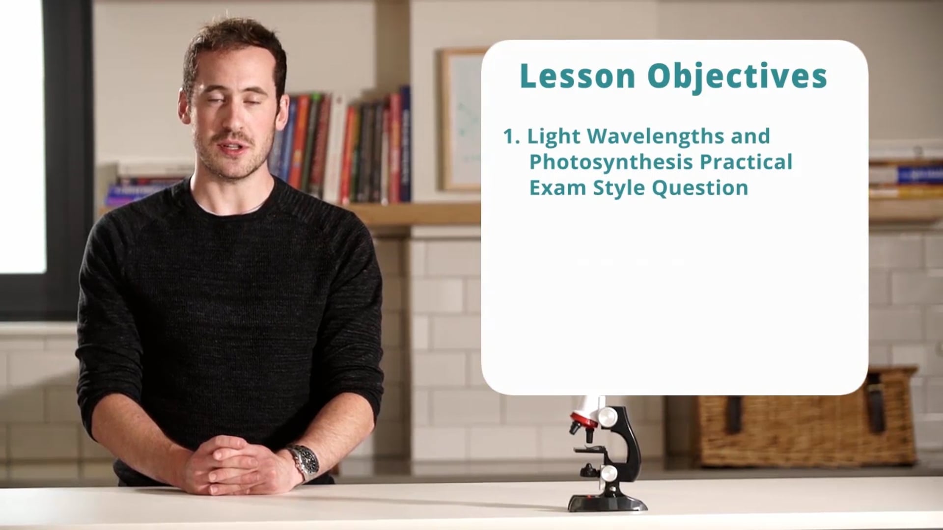 Factors Affecting the Rate of Photosynthesis Exam Style Question 2