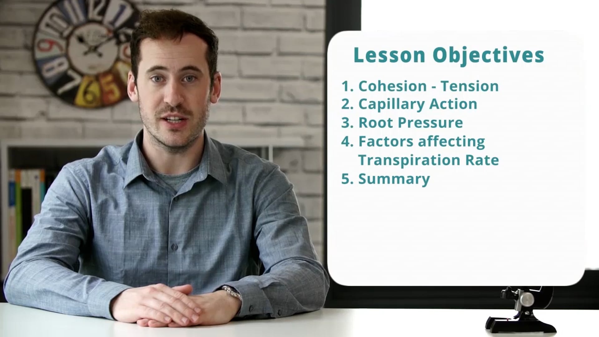 Factors Allowing Transpiration