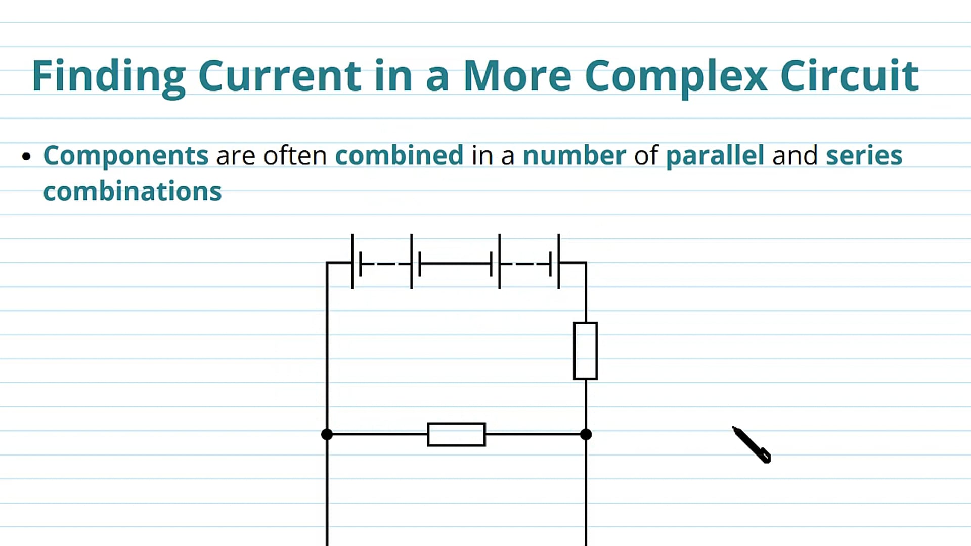Finding Current in a More Complex Circuit