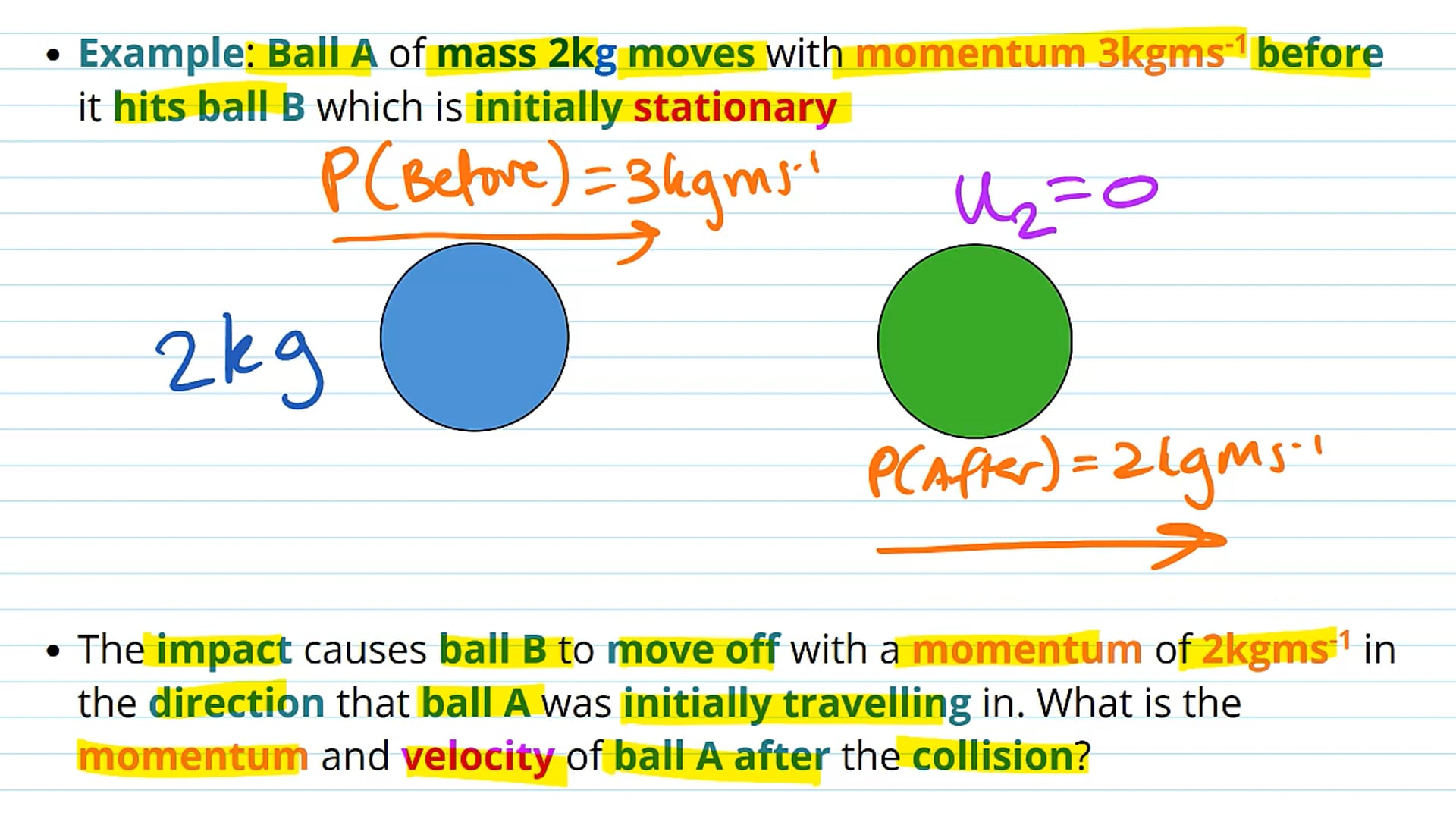 Finding Speeds in 1D Collisions