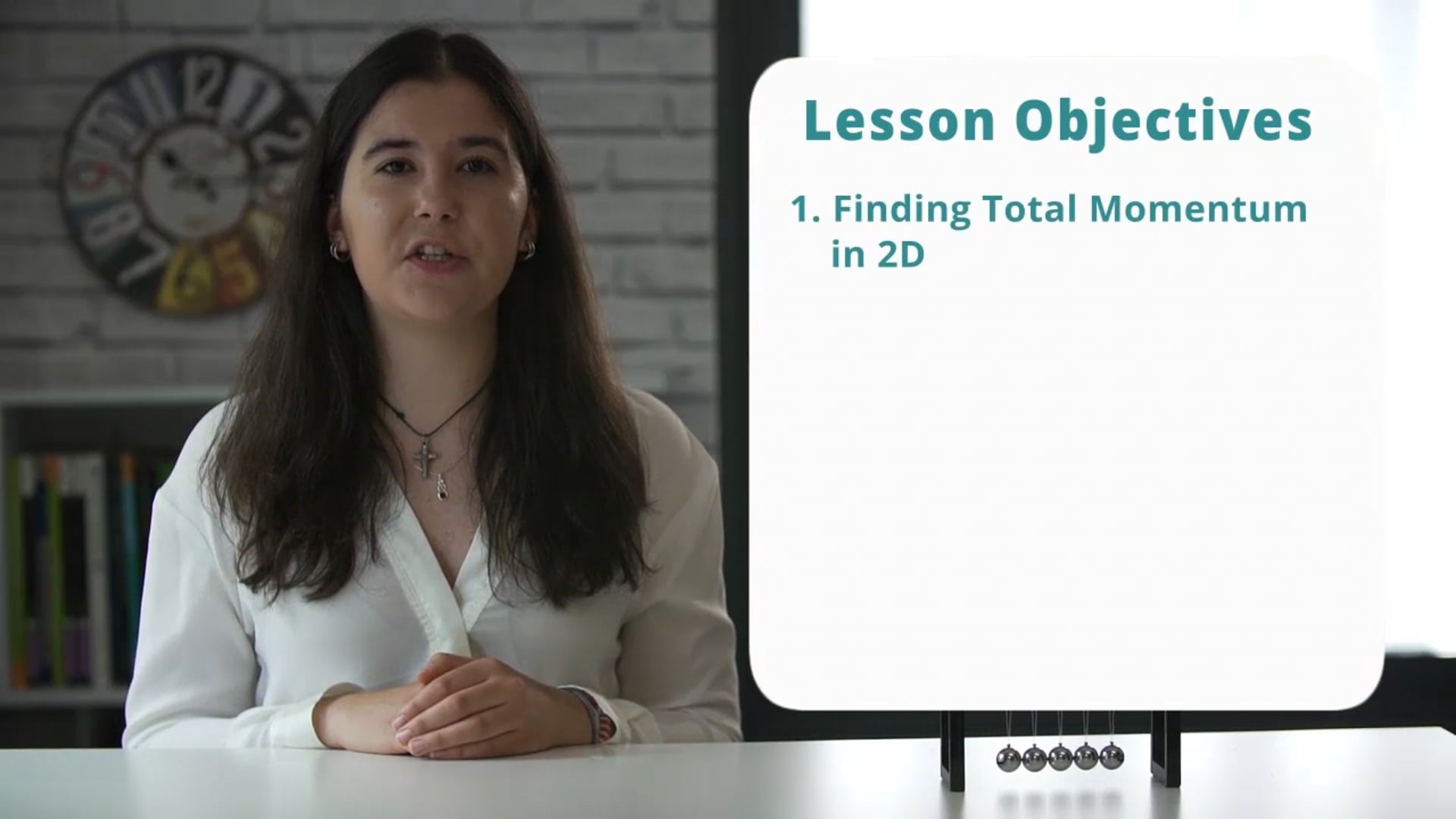 Finding Total Momentum in 2D