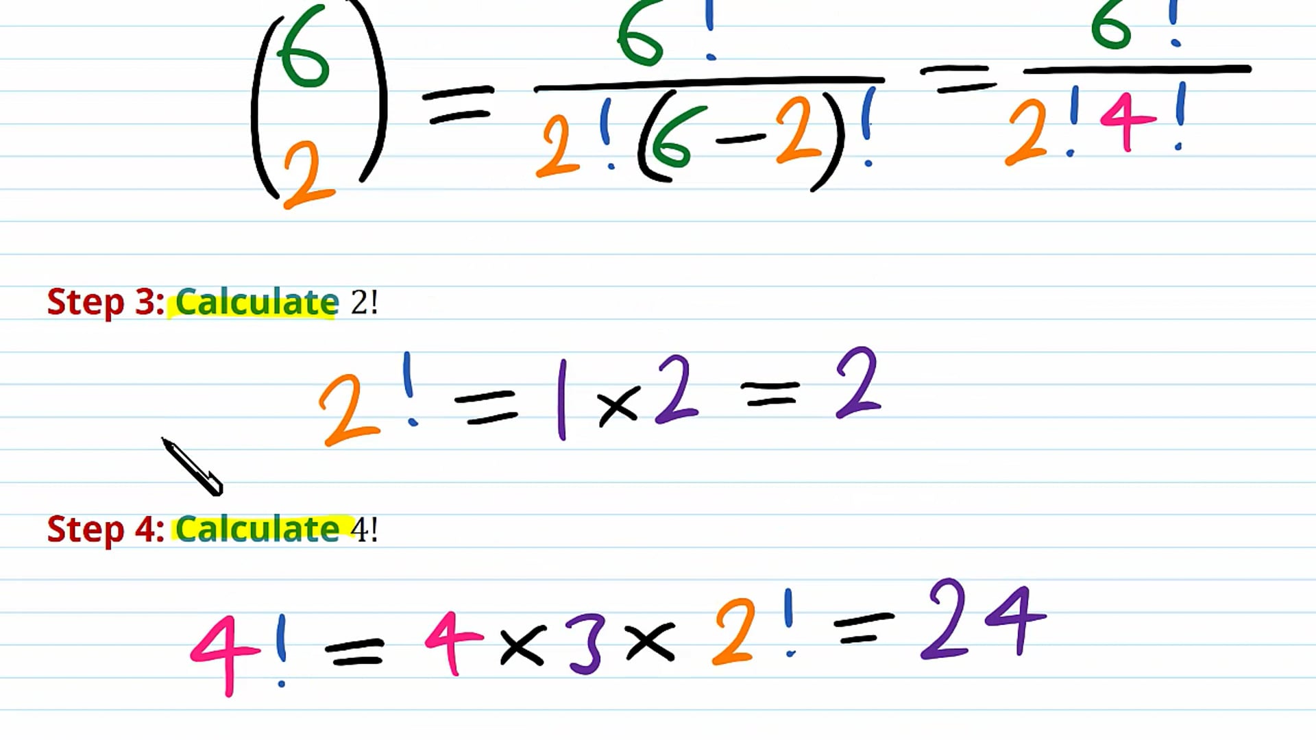 Formula for the Coefficient Examples