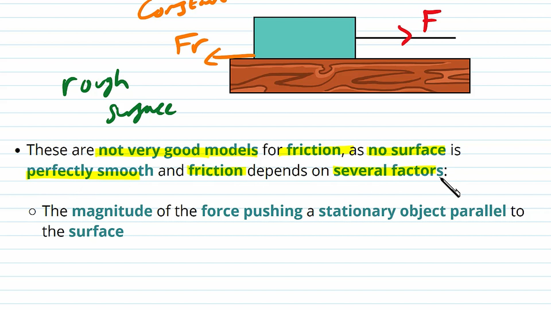 Frictional Forces