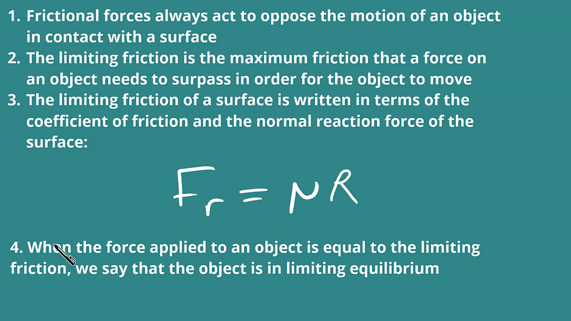 Frictional Forces Examples
